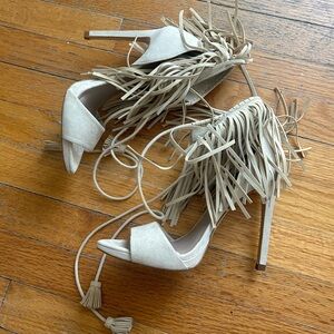 Zara Basic Collection Fringe Heels